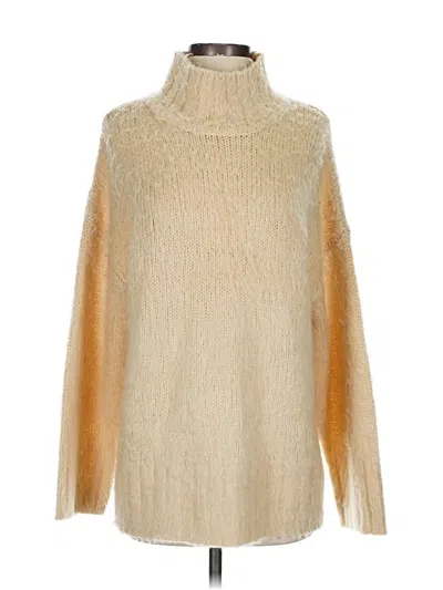 Pre-owned Asos Design Turtleneck Sweater In Gold
