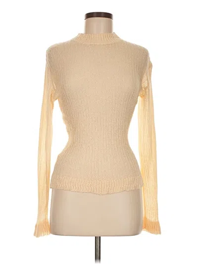 Pre-owned Asos Design Turtleneck Sweater In Gold