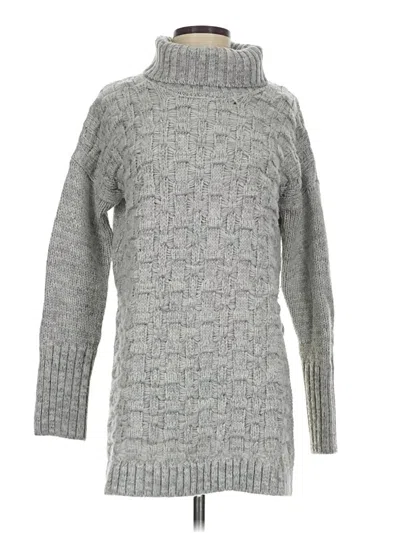 Pre-owned Asos Design Turtleneck Sweater In Gray