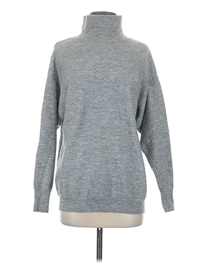 Pre-owned Asos Design Turtleneck Sweater In Gray