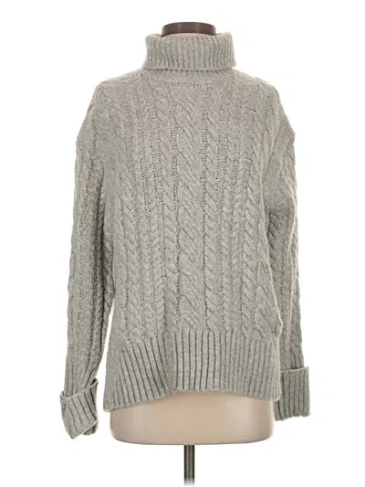 Pre-owned Asos Design Turtleneck Sweater In Gray