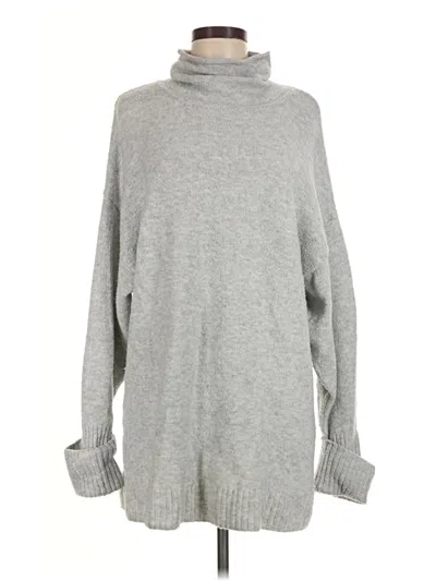 Pre-owned Asos Design Turtleneck Sweater In Gray