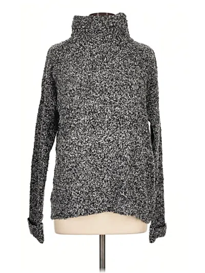 Asos Design Turtleneck Sweater In Gray