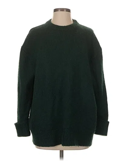 Pre-owned Asos Design Turtleneck Sweater In Green