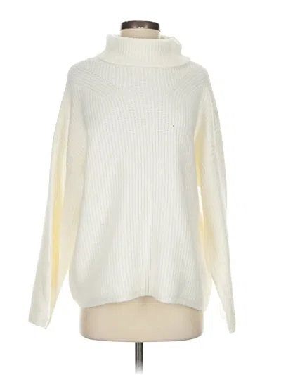 Pre-owned Asos Design Turtleneck Sweater In Ivory