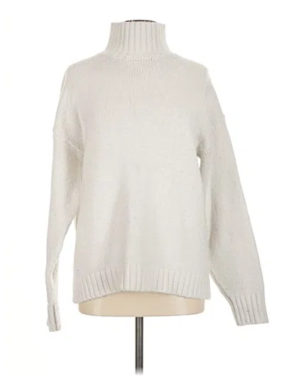 Pre-owned Asos Design Turtleneck Sweater In Ivory