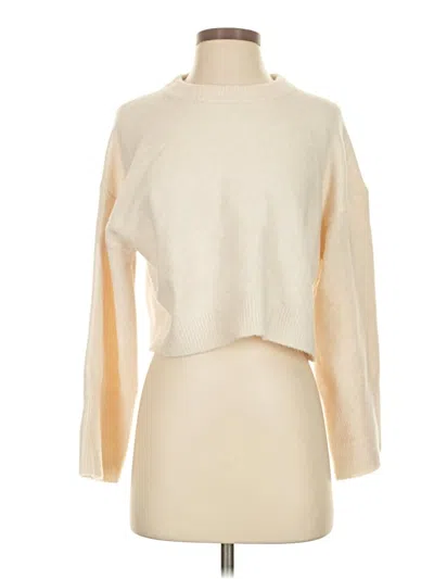 Pre-owned Asos Design Turtleneck Sweater In Ivory
