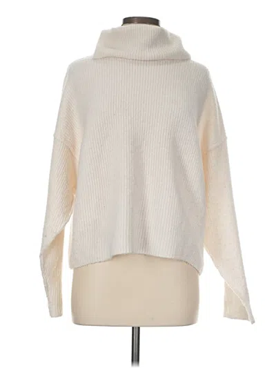 Pre-owned Asos Design Turtleneck Sweater In Ivory
