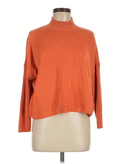 Pre-owned Asos Design Turtleneck Sweater In Orange