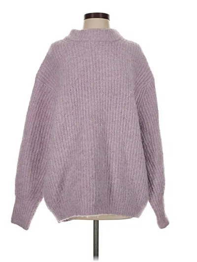 Pre-owned Asos Design Turtleneck Sweater In Purple