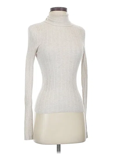 Pre-owned Asos Design Turtleneck Sweater In Silver
