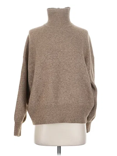 Pre-owned Asos Design Turtleneck Sweater In Tan