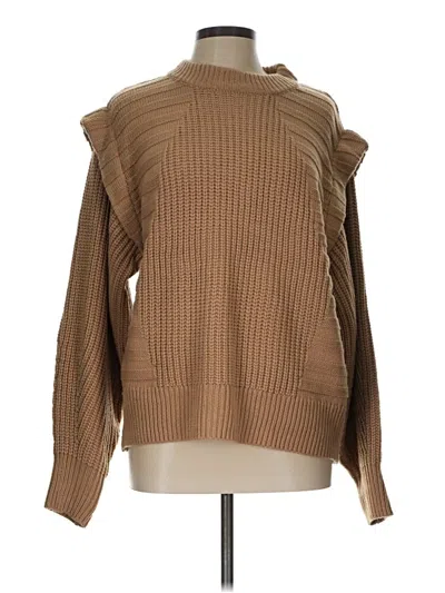 Pre-owned Asos Design Turtleneck Sweater In Tan
