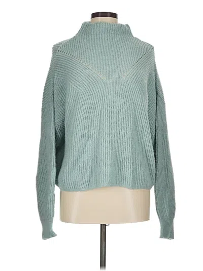 Pre-owned Asos Design Turtleneck Sweater In Teal