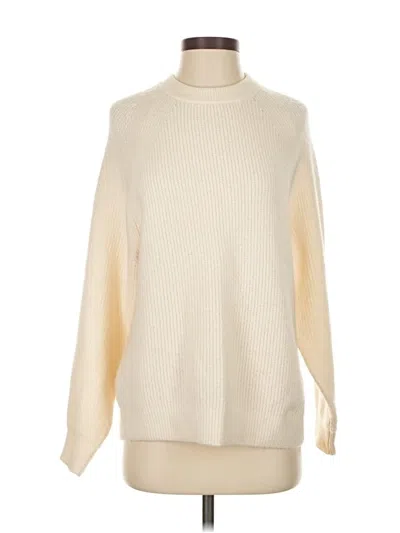 Pre-owned Asos Design Turtleneck Sweater In White
