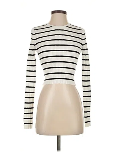 Pre-owned Asos Design Turtleneck Sweater In White