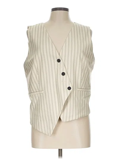 Pre-owned Asos Design Vest In Ivory