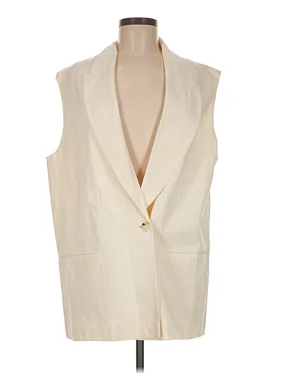 Pre-owned Asos Design Vest In Ivory