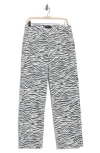 Asos Design Zebra Print Baggy Jeans In Animal Print