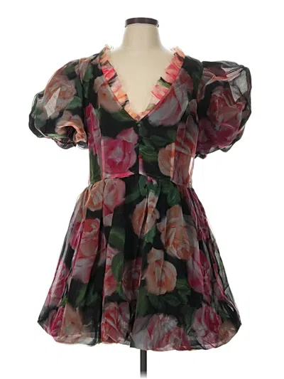 Pre-owned Asos Luxe Cocktail Dress In Green