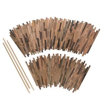 Aspect Peel & Stick Distressed Mini Metal 15 Sq Ft Kit In Aged Copper