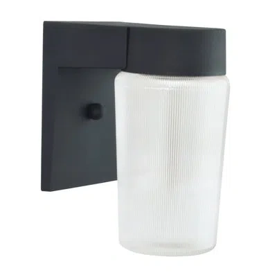 Aspects Outdoor Armed Sconce In Satin Black