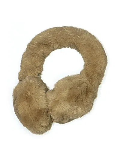 Pre-owned Aspen Ear Muffs In Tan