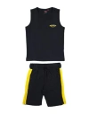 Aspen Polo Club Toddler Boy Co-ord Midnight Blue Size 7 Cotton, Elastane In Black