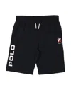 Aspen Polo Club Kids'  Toddler Boy Shorts & Bermuda Shorts Midnight Blue Size 4 Cotton, Elastane In Black