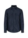 Aspesi Modern Button-down Shirt With Chest Pockets In Blue