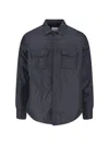 Aspesi Collared Neck Flap Pockets Long Sleeves Jacket In Black