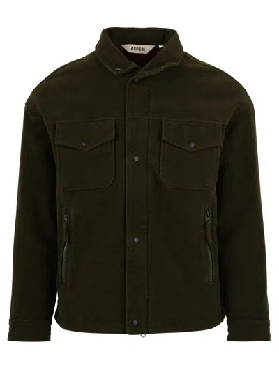 Aspesi Coats In Green
