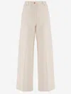 Aspesi High-waisted Trousers In Neutral