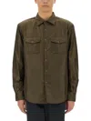 Aspesi Camicia 13 Piu In Nylon - Militare