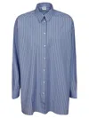 Aspesi Cotton Shirt With Striped Pattern