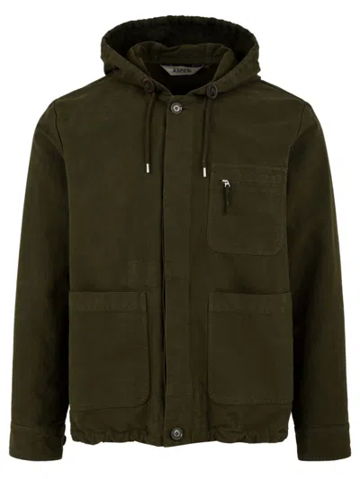 Aspesi Coats In Green