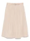 Aspesi A-line Midi Skirt In Neutrals