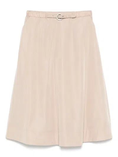 Aspesi A-line Midi Skirt In Neutrals