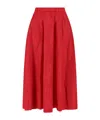 Aspesi A Mid-length Half-length Skirt In Red