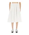 Aspesi A-shaped Elastic Midi Skirt