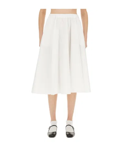 Aspesi A-shaped Elastic Midi Skirt