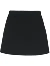 Aspesi Abigayle A-line Mini Skirt In Blue