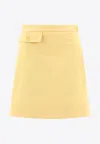 Aspesi Abigayle Mini Skirt In Yellow