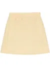 Aspesi Abigayle Mini Skirt In Yellow