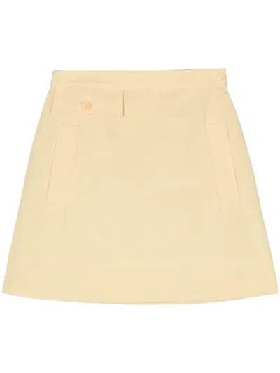 Aspesi Abigayle Mini Skirt In Yellow