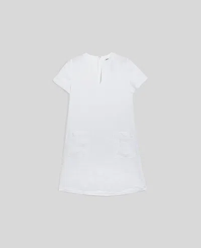 Aspesi Patterned-jacquard Mini Dress In White