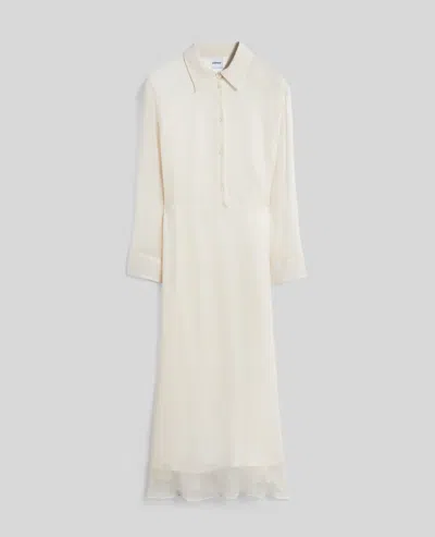 Aspesi Abito In Crepon Di Seta - Naturale In Neutral