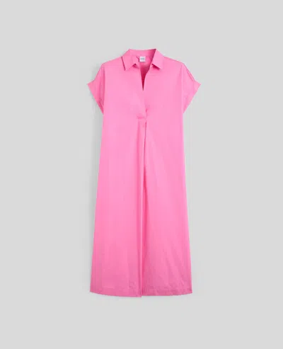 Aspesi Abito Lungo Con Cintura - Rosa