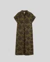 Aspesi Abito Lungo Con Stampa Hibiscus - Fiore Militare In Fiore Militare