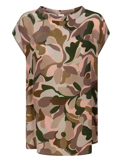 ASPESI ABSTRACT-PRINT BLOUSE